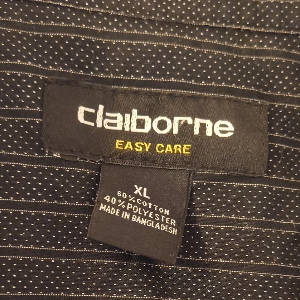 Claiborne Charcoal Short Sleeve Shirt - Picture 2 of 2